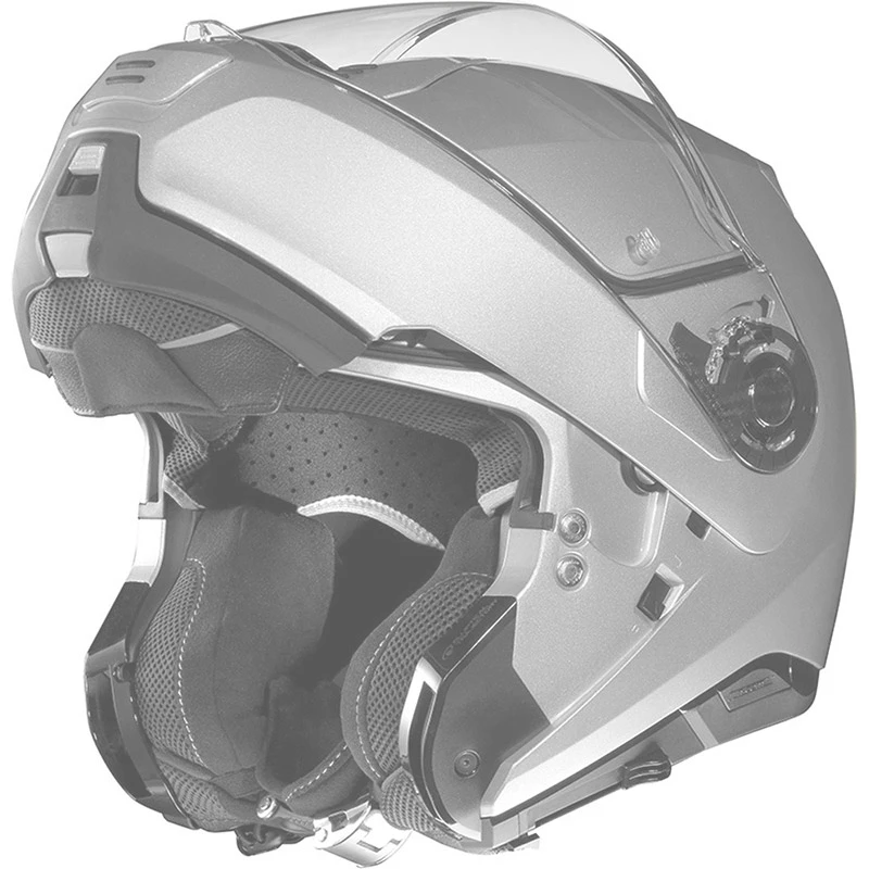 Policarbonato Nolan N100.5 Plus Overland N-com Nero Grigio Lava 2 Policarbonato Nolan N100.5 Plus Overland N-com Nero Grigio Lava - immagine 2