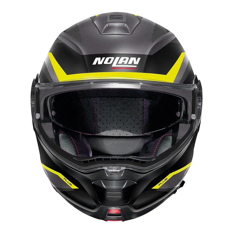 Policarbonato Nolan N100.5 Plus Overland N-com Giallo Grigio Lava 4 Policarbonato Nolan N100.5 Plus Overland N-com Giallo Grigio Lava - immagine 4