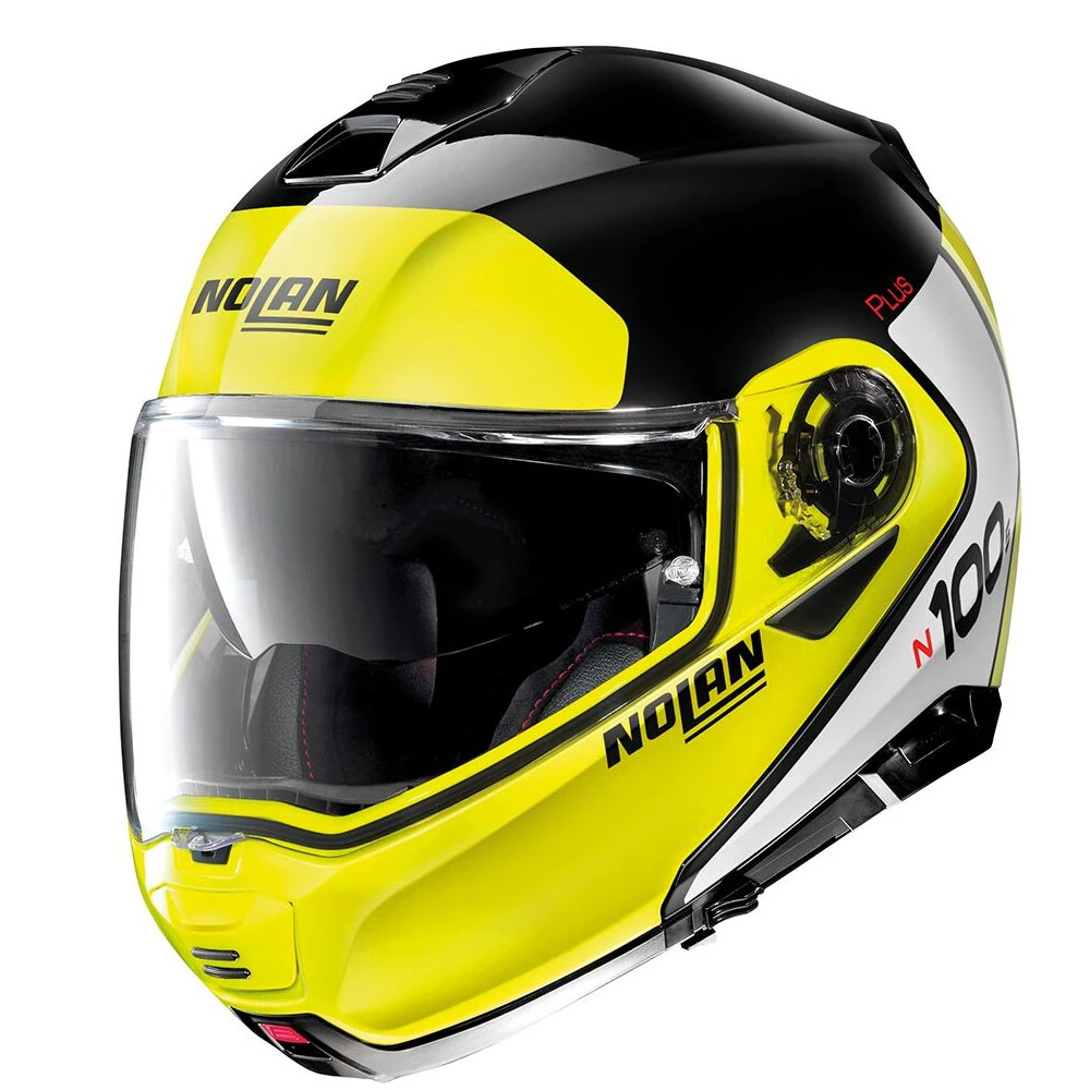 Policarbonato Nolan N100.5 Plus Distinctive N-com Giallo Lucido 1 Policarbonato Nolan N100.5 Plus Distinctive N-com Giallo Lucido