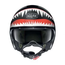 Policarbonato Nolan N21 Skydweller Grigio Nero Opaco -Negozio al dettaglio Nolan nolan n21 skydweller grigio 4