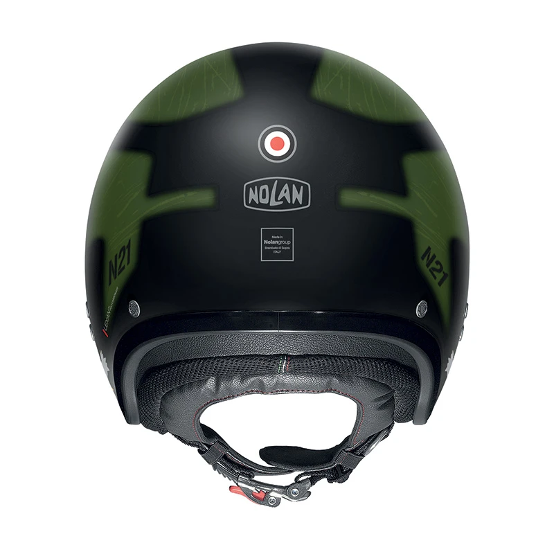 Policarbonato Nolan N21 Skydweller Verde Nero Opaco 2 Policarbonato Nolan N21 Skydweller Verde Nero Opaco - immagine 2