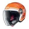 Policarbonato Nolan N21 Visor Playa Led Arancio Opaco