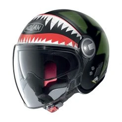 Policarbonato Nolan N21 Visor Skydweller Verde Nero Opaco