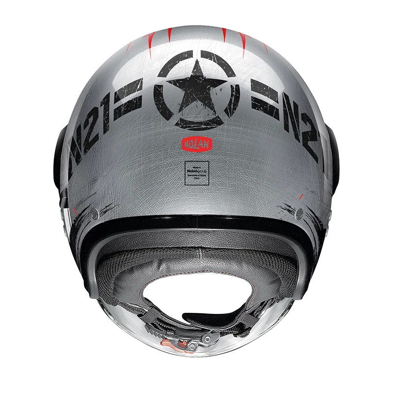 Policarbonato Nolan N21 Visor Jetfire Scratched Chrome Grigio 3 Policarbonato Nolan N21 Visor Jetfire Scratched Chrome Grigio - immagine 3