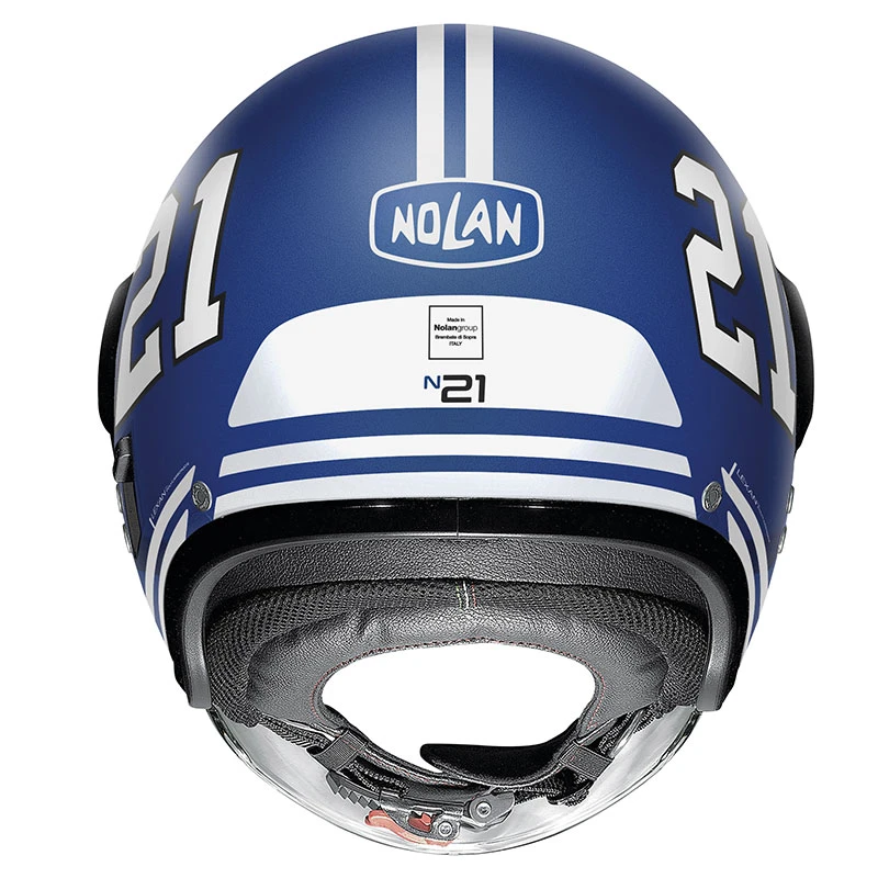Policarbonato Nolan N21 Visor Quarterback Imperator Blu Opaco 4 Policarbonato Nolan N21 Visor Quarterback Imperator Blu Opaco - immagine 4