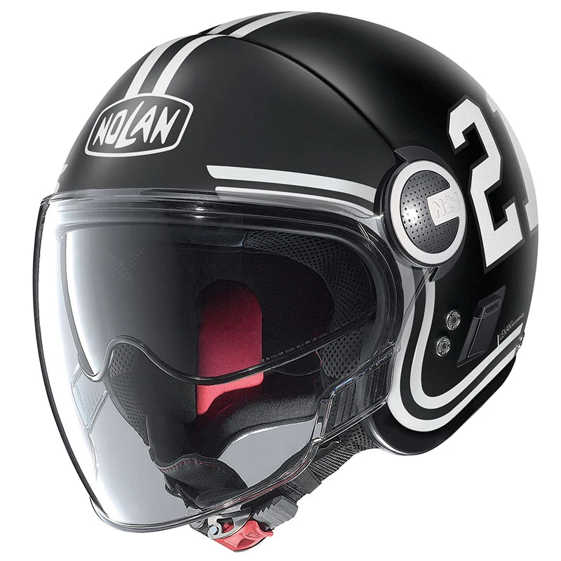 Policarbonato Nolan N21 Visor Quarterback Nero Opaco 1 Policarbonato Nolan N21 Visor Quarterback Nero Opaco