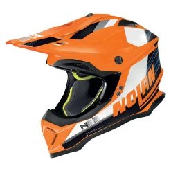 Policarbonato Nolan N53 Kickback Arancio Led Opaco