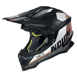 Policarbonato Nolan N53 Kickback Bianco Nero Opaco