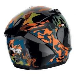 Policarbonato Nolan N60.6 Foxtrot N-com Arancio Blu Nero -Negozio al dettaglio Nolan nolan n60.6 foxtrot arancio 3