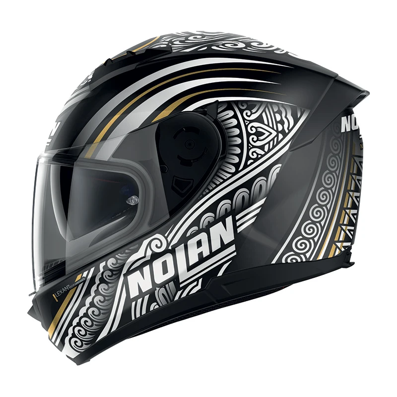 Policarbonato Nolan N60.6 Gemini Replica Aron Canet Test Nero 2 Policarbonato Nolan N60.6 Gemini Replica Aron Canet Test Nero - immagine 2