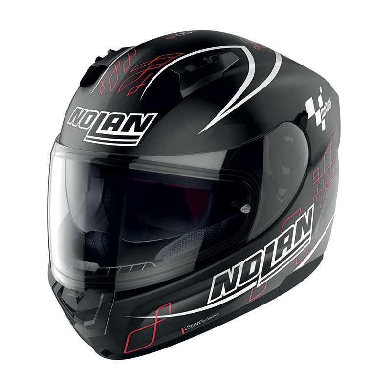 Policarbonato Casco Nolan N60.6 Moto Gp Nero Opaco 1 Policarbonato Casco Nolan N60.6 Moto Gp Nero Opaco