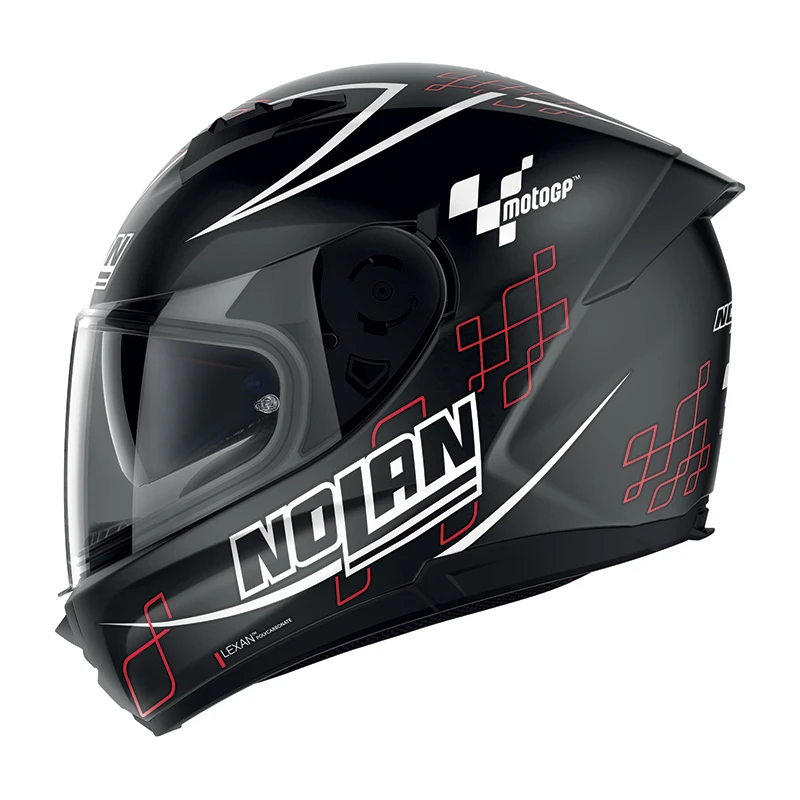 Policarbonato Casco Nolan N60.6 Moto Gp Nero Opaco 2 Policarbonato Casco Nolan N60.6 Moto Gp Nero Opaco - immagine 2