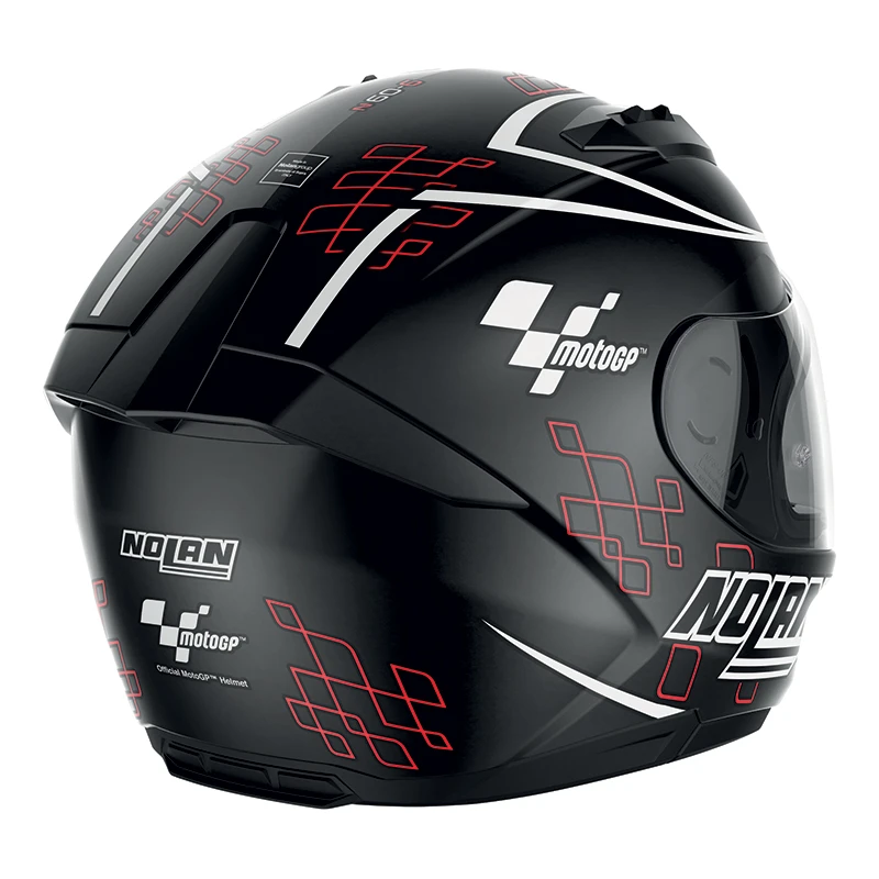 Policarbonato Casco Nolan N60.6 Moto Gp Nero Opaco 3 Policarbonato Casco Nolan N60.6 Moto Gp Nero Opaco - immagine 3