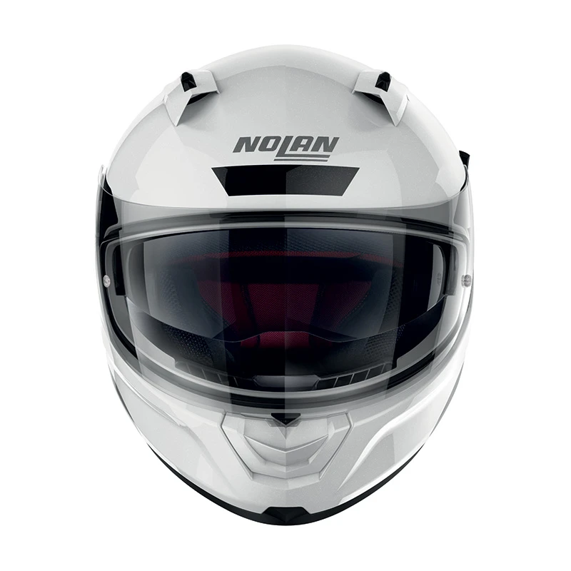 Policarbonato Nolan N60.6 Staple N-com Metal Bianco 4 Policarbonato Nolan N60.6 Staple N-com Metal Bianco - immagine 4