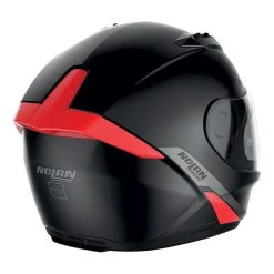 Policarbonato Nolan N60.6 Staple N-com Rosso Nero Opaco 7 Policarbonato Nolan N60.6 Staple N-com Rosso Nero Opaco -Negozio al dettaglio Nolan nolan n60.6 staple ncom rosso 4