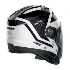 Mentoniera Removibile Nolan N70.2 Gt Glaring N-com Bianco Blu -Negozio al dettaglio Nolan nolan n70.2 gt glaring ncom bianco 2