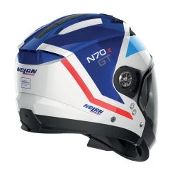 Mentoniera Removibile Nolan N70.2 Gt Glaring N-com Metal Bianco Nero 6 Mentoniera Removibile Nolan N70.2 Gt Glaring N-com Metal Bianco Nero -Negozio al dettaglio Nolan nolan n70.2 gt glaring ncom blu 2