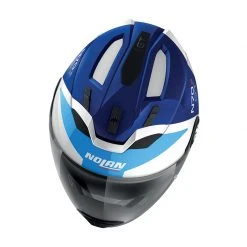 Mentoniera Removibile Nolan N70.2 Gt Glaring N-com Metal Bianco Nero 7 Mentoniera Removibile Nolan N70.2 Gt Glaring N-com Metal Bianco Nero -Negozio al dettaglio Nolan nolan n70.2 gt glaring ncom blu 3