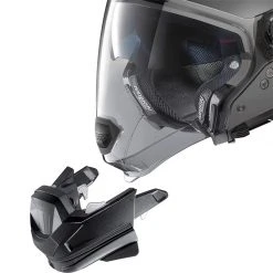 Mentoniera Removibile Nolan N70.2 Gt Classic N-com Nero -Negozio al dettaglio Nolan nolan n70.2gt mentoniera 14