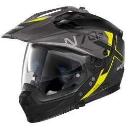 Mentoniera Removibile Nolan N70.2x Bungee N-com Giallo Nero Opaco