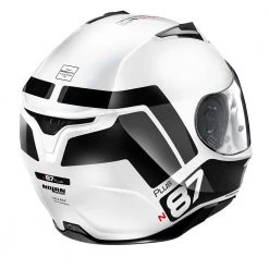 Negozio al dettaglio Nolan -Negozio al dettaglio Nolan nolan n87plus distinctive metalbianco 2