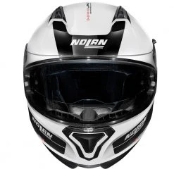 Policarbonato Nolan N87 Plus Distinctive N-com Metal Bianco -Negozio al dettaglio Nolan nolan n87plus distinctive metalbianco 3