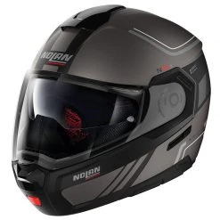 Policarbonato Nolan N90.3 Voyager N-com Nero Grigio Lava Opaco