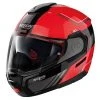 Policarbonato Nolan N90.3 Voyager N-com Nero Rosso Corsa